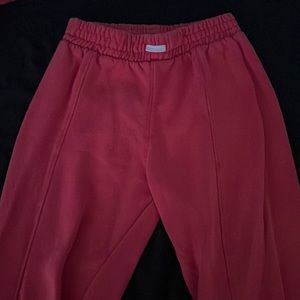 red lucky brand sweater pants